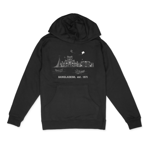 Bangladesh Embroidered Sweatshirt Black